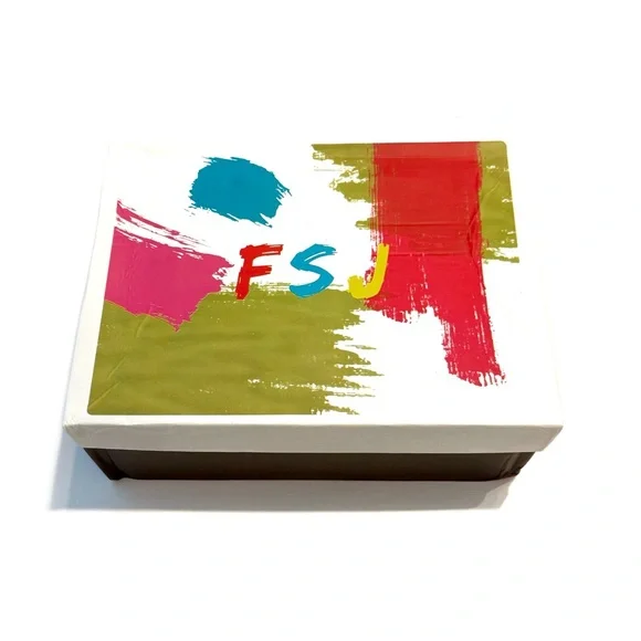 FSJ Black Studded Platform Mules with Wooden Heel NWT - Picture 10 of 10